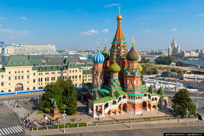 Топик Famous Landmarks of the center of Moscow - Знаменитые достопримечательности центра Москвы