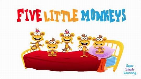 Five Little Monkeys Song and lyrics -    