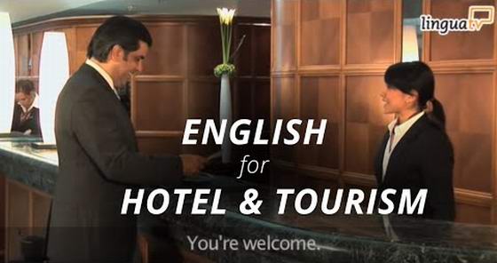 Checking in at a hotel conversation 1/4 (ESL lesson)